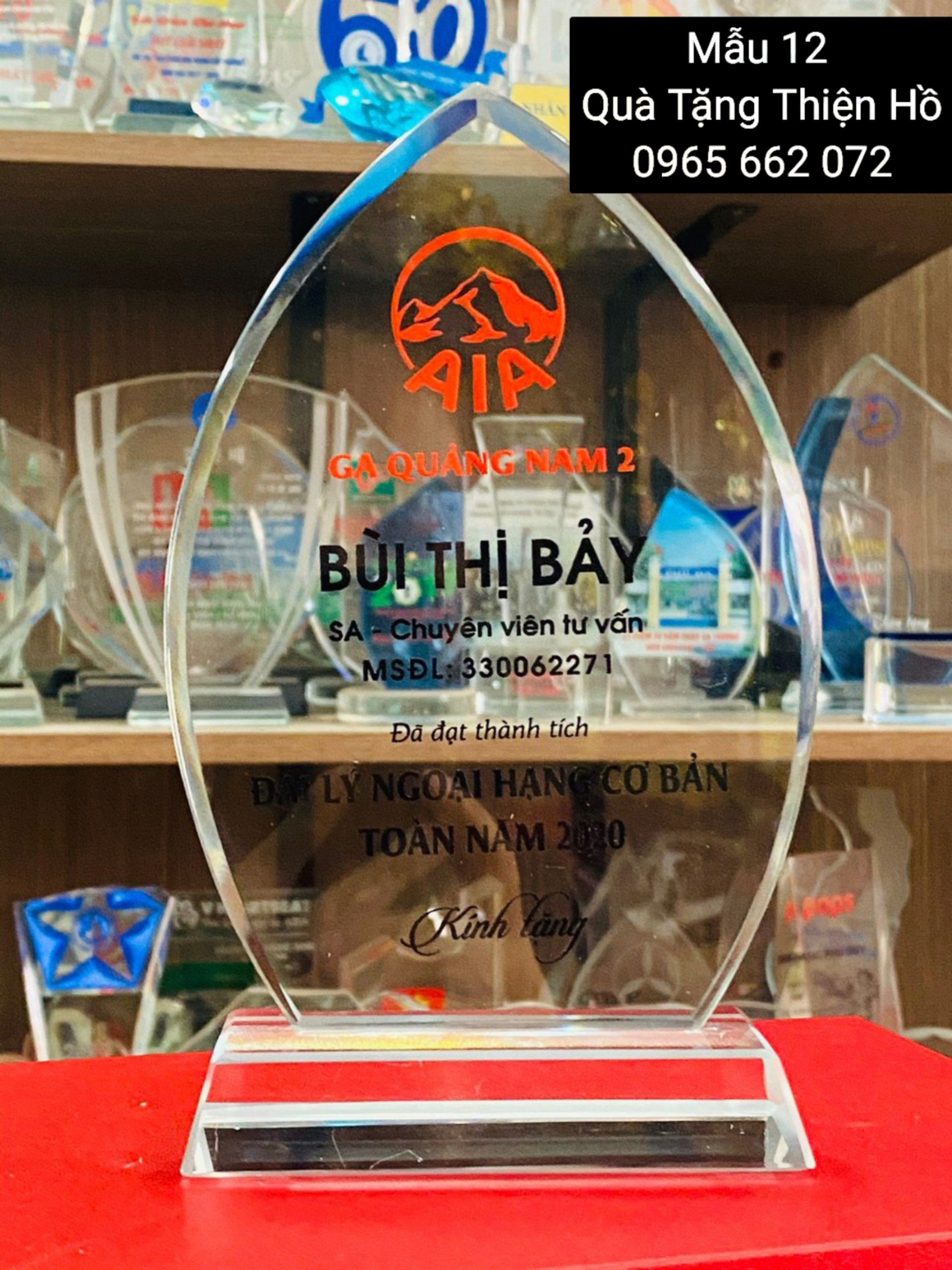 KỶ NIỆM CHƯƠNG THỦY TINH 07 4 25