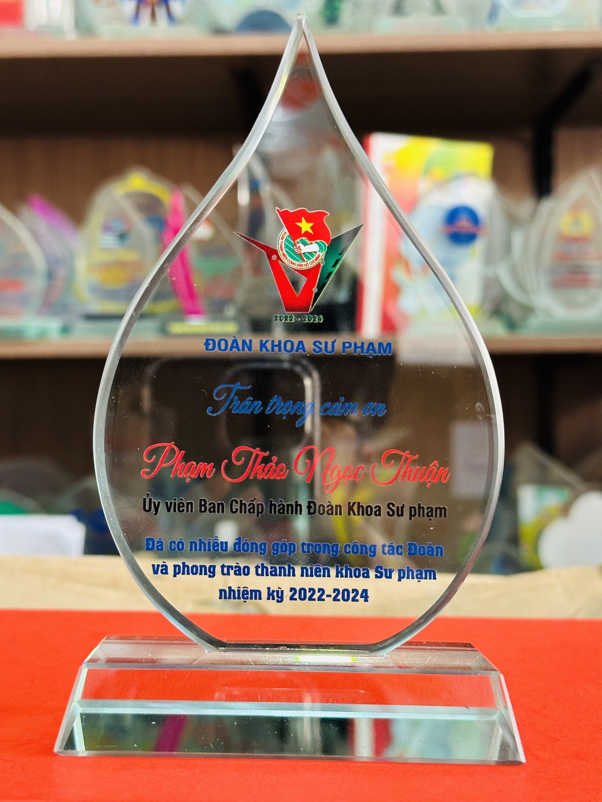 KỶ NIỆM CHƯƠNG THỦY TINH 11 3 9