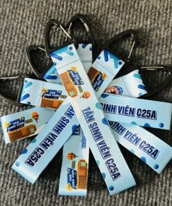 DÂY MÓC KHOÁ 09 8 Móc khoá vải kết hợp móc dây đeo điện thoại