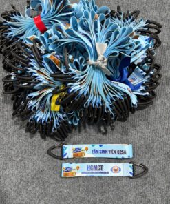 DÂY MÓC KHOÁ 09 6 Móc khoá vải kết hợp móc dây đeo điện thoại