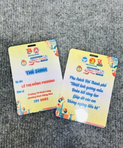 THẺ NHỰA BTC - THI SINH 22