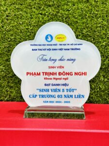 KỶ NIỆM CHƯƠNG THUỶ TINH 39