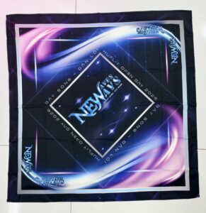 KHĂN BANDANA THIẾT KẾ THEO YÊU CẦU THIỆN HỒ 1 Khăn bandana in logo theo yêu cầu cho sự kiện HUFLIT Open Day 2026